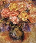 Pierre Renoir Vase of Roses USA oil painting reproduction